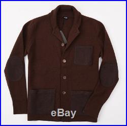 NWT $3250 KITON'Regal Cashmere' Blazer-Style Cardigan Sweater M (Eu 50)