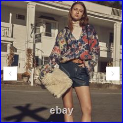 NWT! Anthropologie Relaxed Hooded Sweater Colorful Women's Size S/M MSRP $198