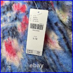 NWT! Anthropologie Relaxed Hooded Sweater Colorful Women's Size S/M MSRP $198
