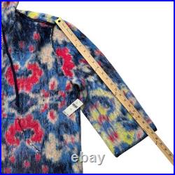 NWT! Anthropologie Relaxed Hooded Sweater Colorful Women's Size S/M MSRP $198