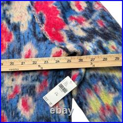 NWT! Anthropologie Relaxed Hooded Sweater Colorful Women's Size S/M MSRP $198