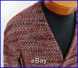 NWT Authentic MISSONI ORANGE LABEL WOOL Blend WRAP Cardigan Sweater IT-48 M