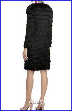 NWT Authentic Missoni Black metallic fringe cardigan knit coat 42 EU $2995