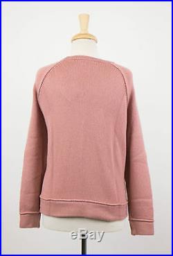 NWT BRUNELLO CUCINELLI Pink Cashmere Knit Crewneck Sweater Size L $2410