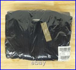 NWT J Crew 100% Wool Ribbed Mockneck Sweater in Darkest Indigo Blue