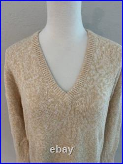NWT Lilly Pulitzer Bedford Women's Sweater Wicker Tan Marl Medium