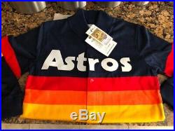 NWT Mitchell and Ness Houston Astros Sweater Jacket Kate Upton Medium (40)