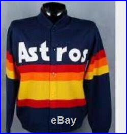 NWT Mitchell and Ness Houston Astros Sweater Jacket Kate Upton Medium (40)