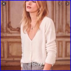 NWT Rare Sezane Barry Jumper Sweater Nude Ecru Color Medium M