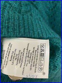NWT Sezane Augustino jumper or sweater Medium Green Color