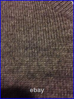 NWT THEORY Men's Riland Cashwool Crewneck Wool Sweater Charcoal size M