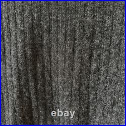 Naadam Cashmere Shrug sz M Heather Gray Charcoal Sweater Cardigan Bolero