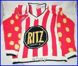 Nabisco Ritz Crackers Sweater Size M By The Eagle's Eye Cotton Blend