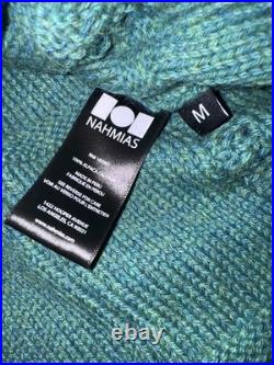 Nahmias Intarsia-knit logo Alpaca Wool jumper Size Medium Brand New