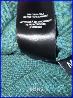 Nahmias Intarsia-knit logo Alpaca Wool jumper Size Medium Brand New