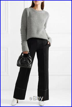 New $990 The Row Gibet Cashmere Sweater in Medium Grey Heather sz XS