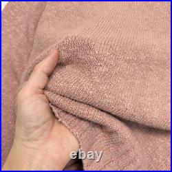 New AG Adriano Goldschmied Deklyn Sweater Mens M Sample Line Cotton Slub Rose