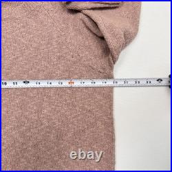 New AG Adriano Goldschmied Deklyn Sweater Mens M Sample Line Cotton Slub Rose