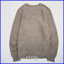 New AG Adriano Goldschmied Deklyn Wool Cashmere Sweater Men M Sample Line Waffle