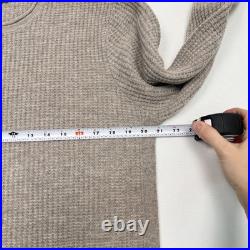 New AG Adriano Goldschmied Deklyn Wool Cashmere Sweater Men M Sample Line Waffle