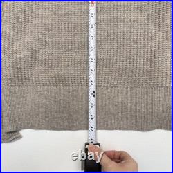 New AG Adriano Goldschmied Deklyn Wool Cashmere Sweater Men M Sample Line Waffle