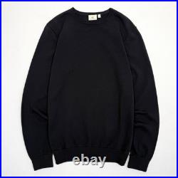 New AG Adriano Goldschmied Sweater Mens M Sample Line Black Pullover Cotton New AG Adriano Goldschmied Sweater Mens M Sample Line Black Pullover Cotton