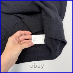 New AG Adriano Goldschmied Sweater Mens M Sample Line Black Pullover Cotton New AG Adriano Goldschmied Sweater Mens M Sample Line Black Pullover Cotton