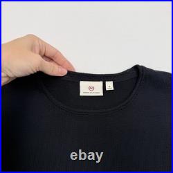 New AG Adriano Goldschmied Sweater Mens M Sample Line Black Pullover Cotton