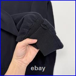 New AG Adriano Goldschmied Sweater Mens M Sample Line Black Pullover Cotton