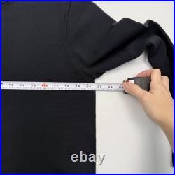 New AG Adriano Goldschmied Sweater Mens M Sample Line Black Pullover Cotton