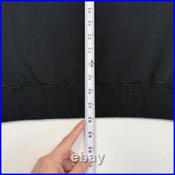 New AG Adriano Goldschmied Sweater Mens M Sample Line Black Pullover Cotton