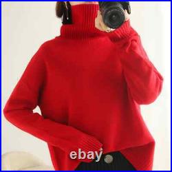 New Autumn and Winter Sweater Women's Turtleneck Thickened Pullover Sweater