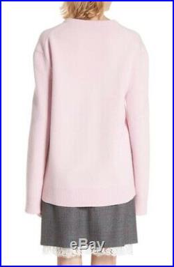 New CALVIN KLEIN 205W39NYC Logo Wool & Cotton Sweater Size Medium MSRP $690