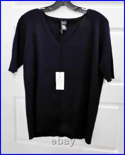 New Eileen Fisher Navy Blue Sweater sz M