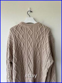 New H&M HM X h m Rokh Hwang Oversized Cable Knit Sweater medium large