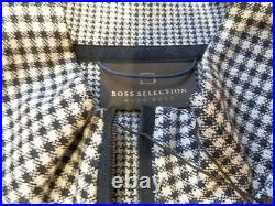 New Hugo Boss Men Blue Selection Cotton Zip Up Cardigan Jumper Sweater Top Large