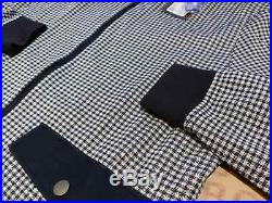 New Hugo Boss Men Blue Selection Cotton Zip Up Cardigan Jumper Sweater Top Large