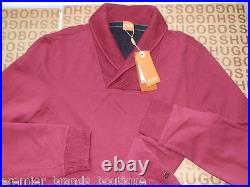 New Hugo Boss Mens Pink Casual Sweater Jeans Knitwear Cardigan Jumper Medium