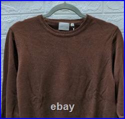 New Julia Amory Falmouth Sweater Cotton Knit Coco Size M
