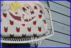 New LoveShackFancy Isha Top in Strawberry Fields Knit Sweater Medium Cream