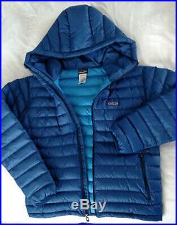 New Patagonia Men's Down Sweater Hoody Channel Blue (Discontinued) Medium