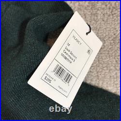 New Theory Sweater Mens Medium Pullover Cashmere Vilass T Turtleneck Dark Spruce