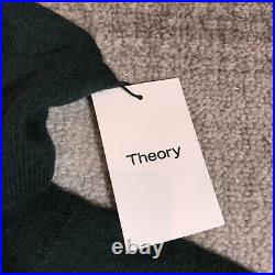 New Theory Sweater Mens Medium Pullover Cashmere Vilass T Turtleneck Dark Spruce