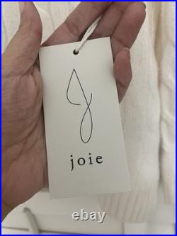 New Woman Joie 100% 2ply Cashmere Sweater Size medium ivory color Long Sleeves
