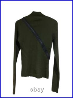 New with Tag MRSP $690 Monse Mock Neck Wool Blend Sweater with Zippers Sz Medium