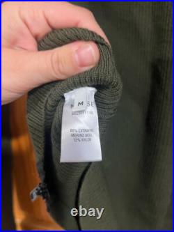 New with Tag MRSP $690 Monse Mock Neck Wool Blend Sweater with Zippers Sz Medium