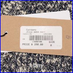 No Nationality NWT Jesse Cardigan Sweater Size Medium Blue Melange 100% Cotton