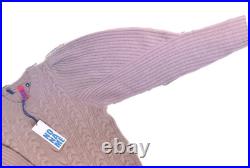 NoName cashmere sweater thick knit puff sleeve size M