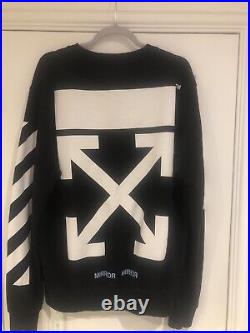 Off White Jumper Small. Fits More Like A Medium Because Of The Off White Sizing