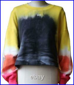 Off-white Coulisse Tie-dye Cotton-jersey Sweater Medium